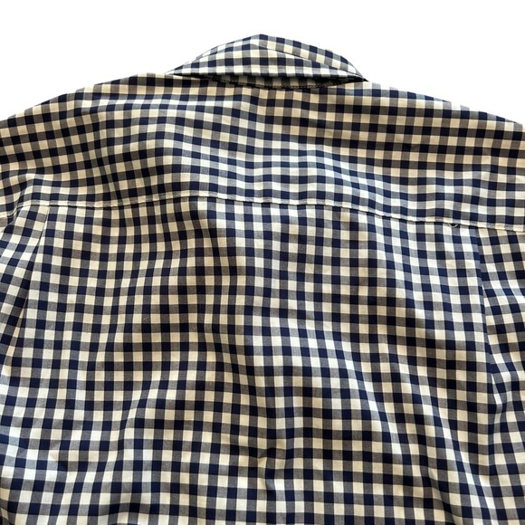 Crewcuts J.Crew J. Crew Boys Gingham Shirt 16 Ludlow Blue Plaid Button Down - Picture 4 of 8